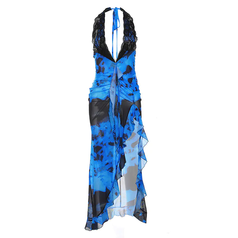 Summer Fashion Halter Dress